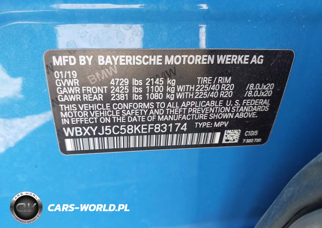 2019 BMW X2 xDrive28I VIN:WBXYJ5C58KEF83174 - 9