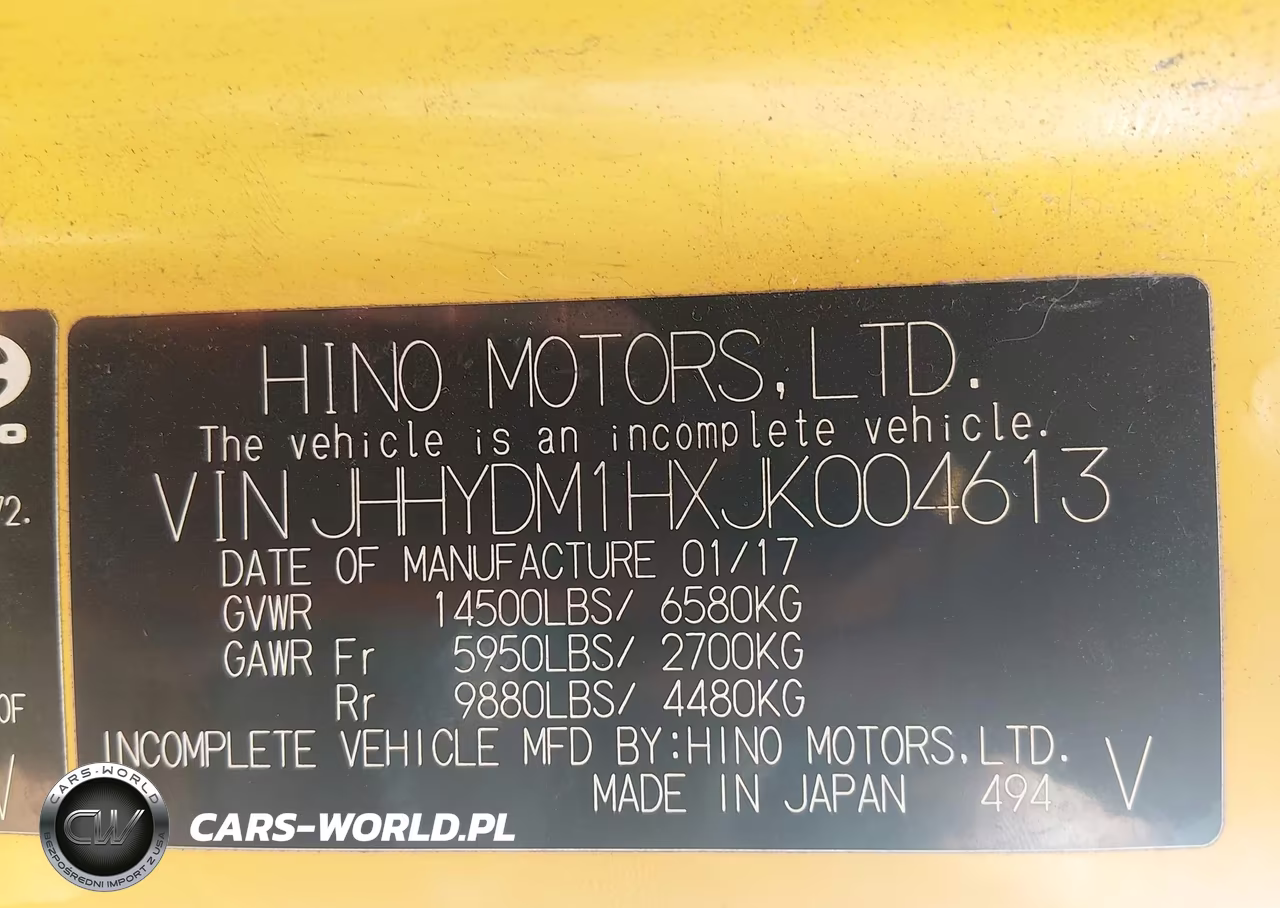 2018 Hino Xjc720-Xfc720 VIN:JHHYDM1HXJK004613 - 8