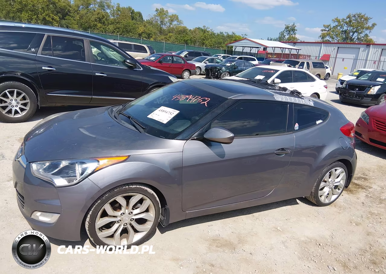 2012 Hyundai Veloster Base W-Black VIN:KMHTC6AD9CU061526 - 12