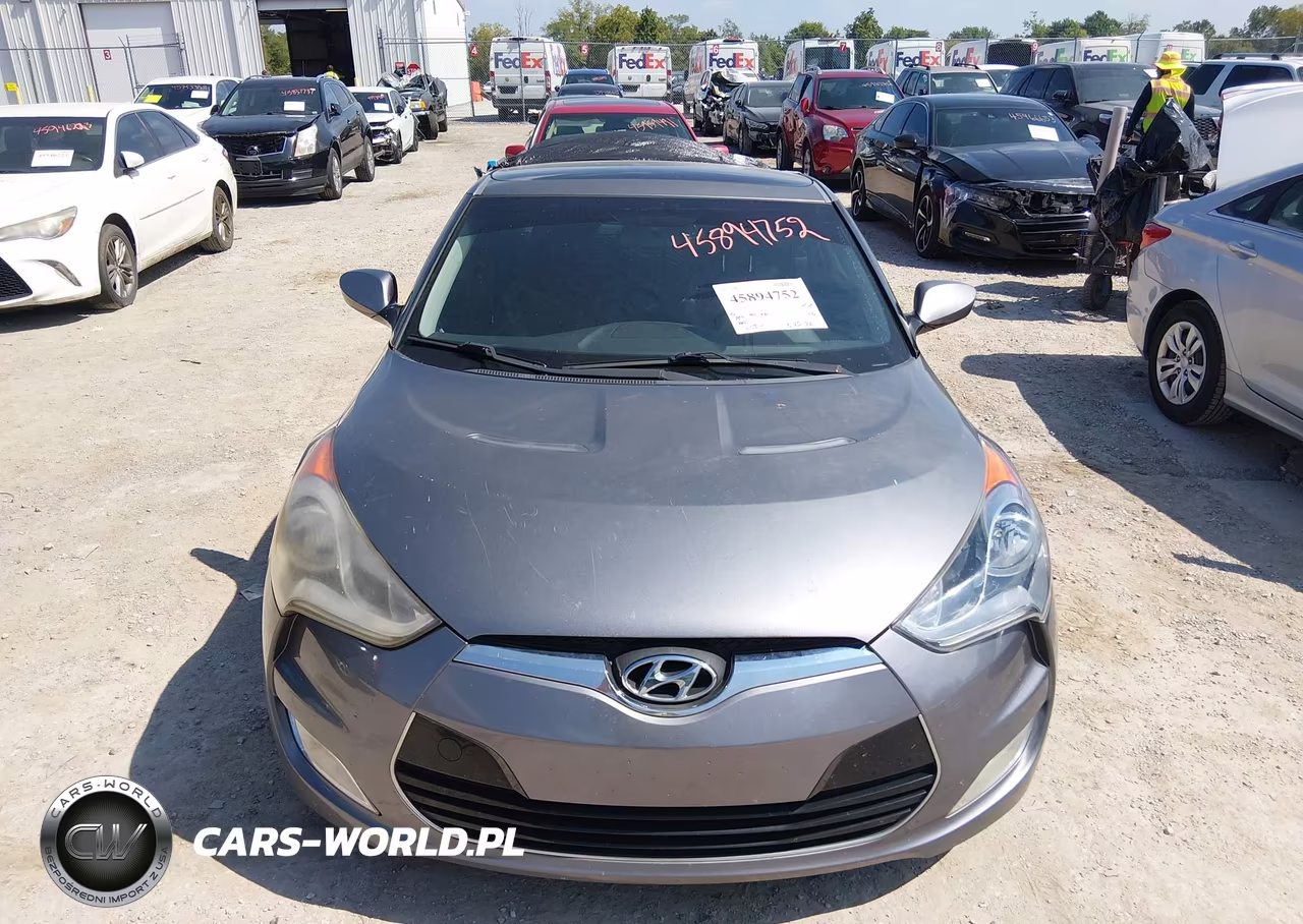 2012 Hyundai Veloster Base W-Black VIN:KMHTC6AD9CU061526 - 6