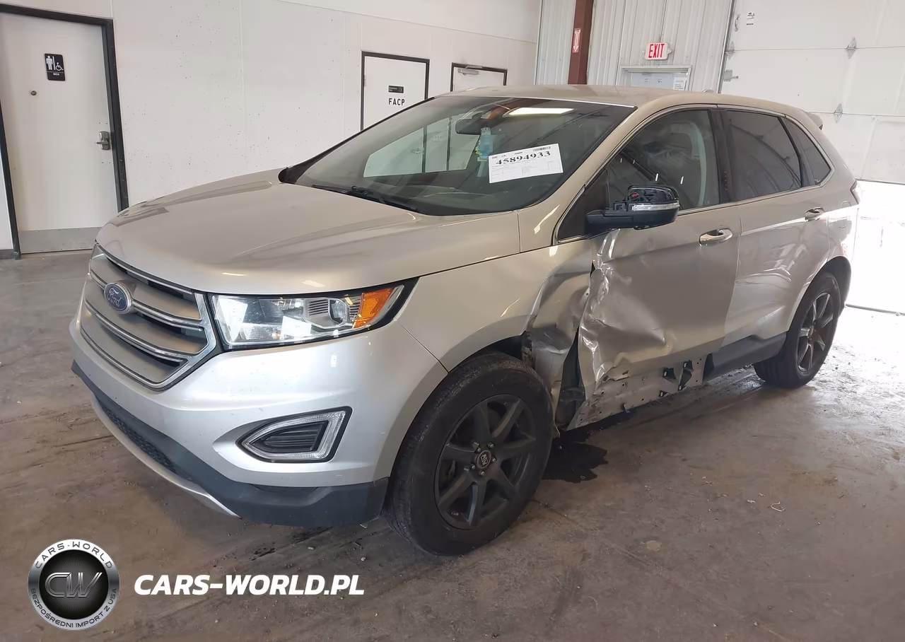 2017 Ford Edge Titanium VIN:2FMPK4K97HBB06124 - 2