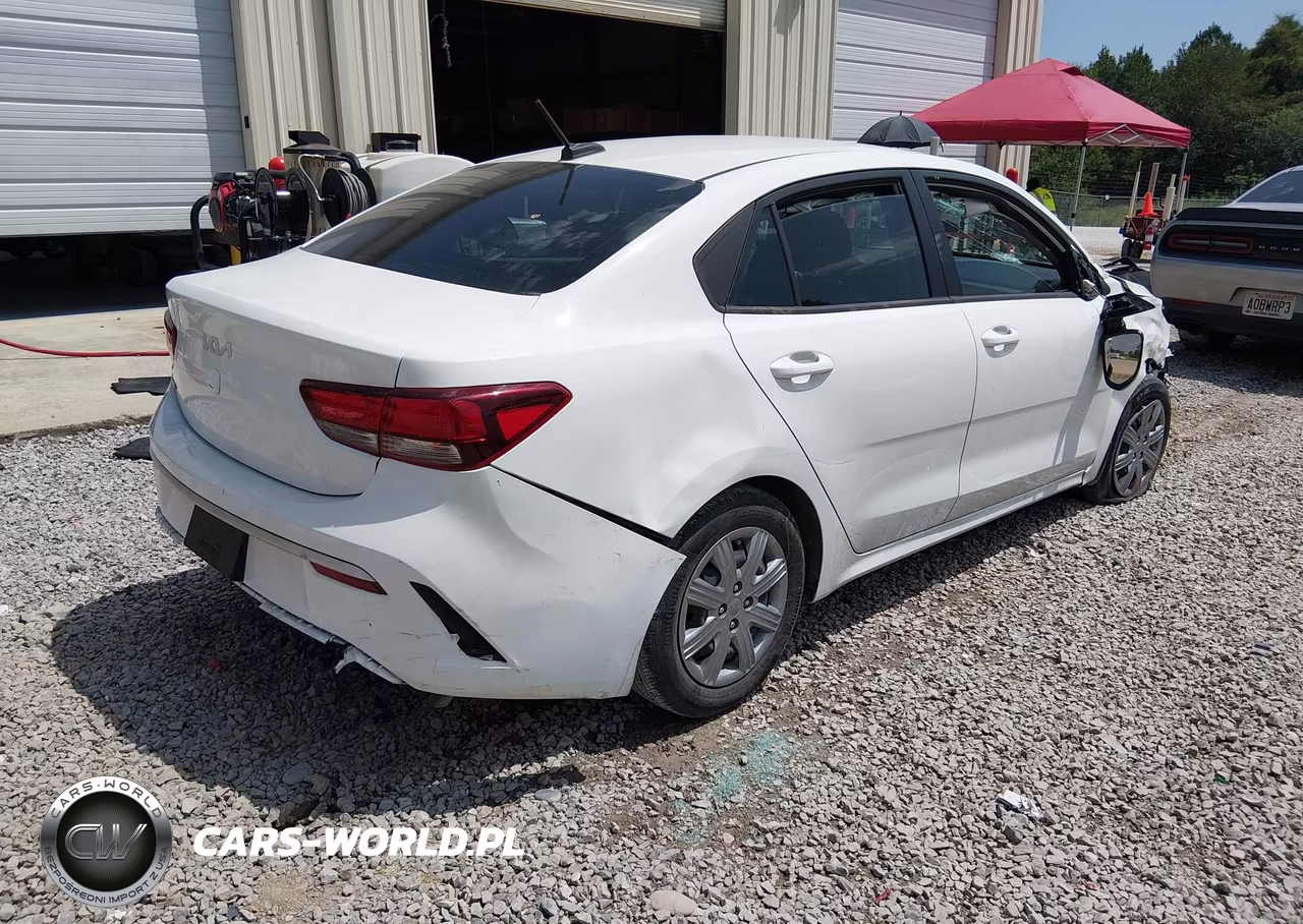 2022 Kia Rio S VIN:3KPA24AD7NE491625 - 4