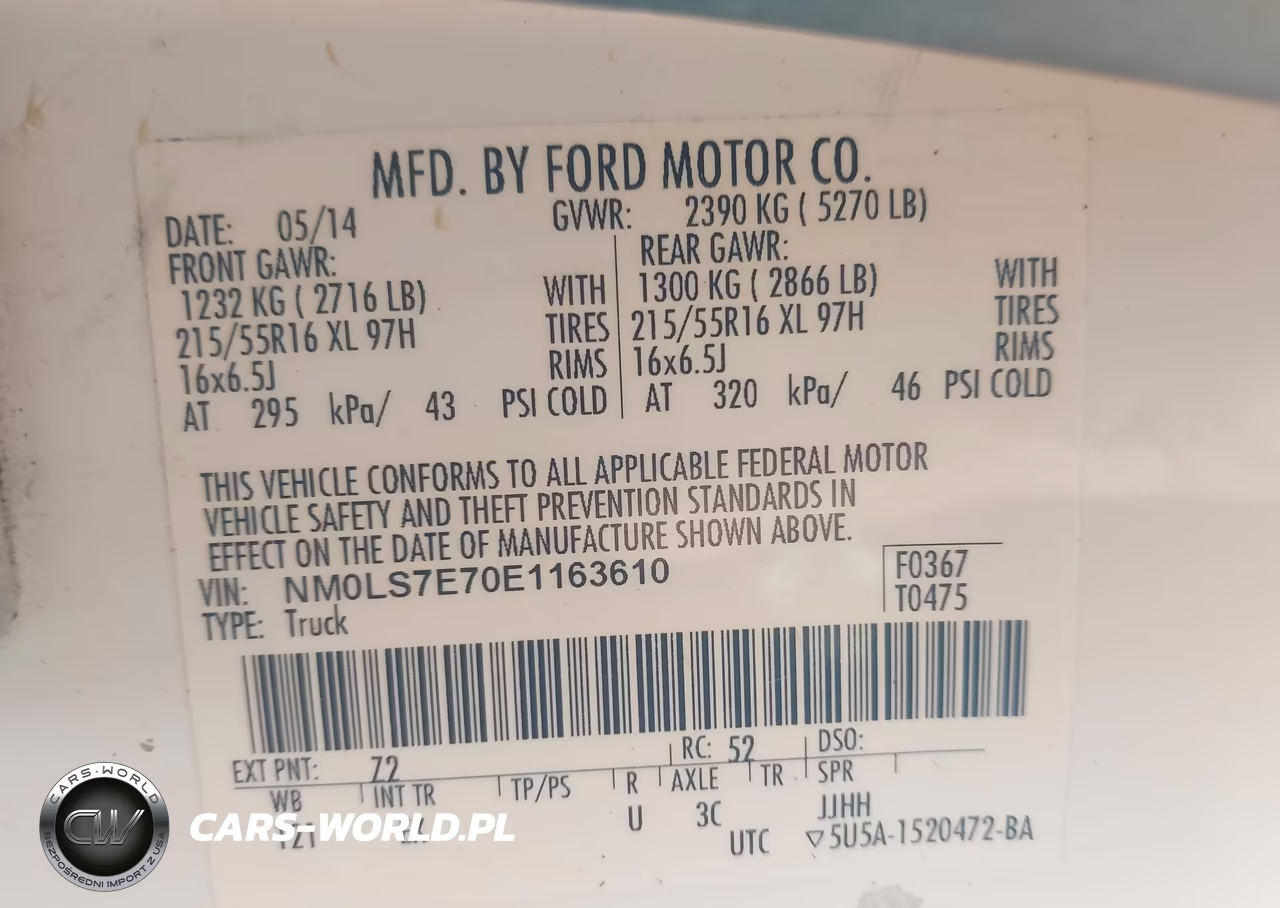 2014 Ford Transit Connect Xl VIN:NM0LS7E70E1163610 - 9