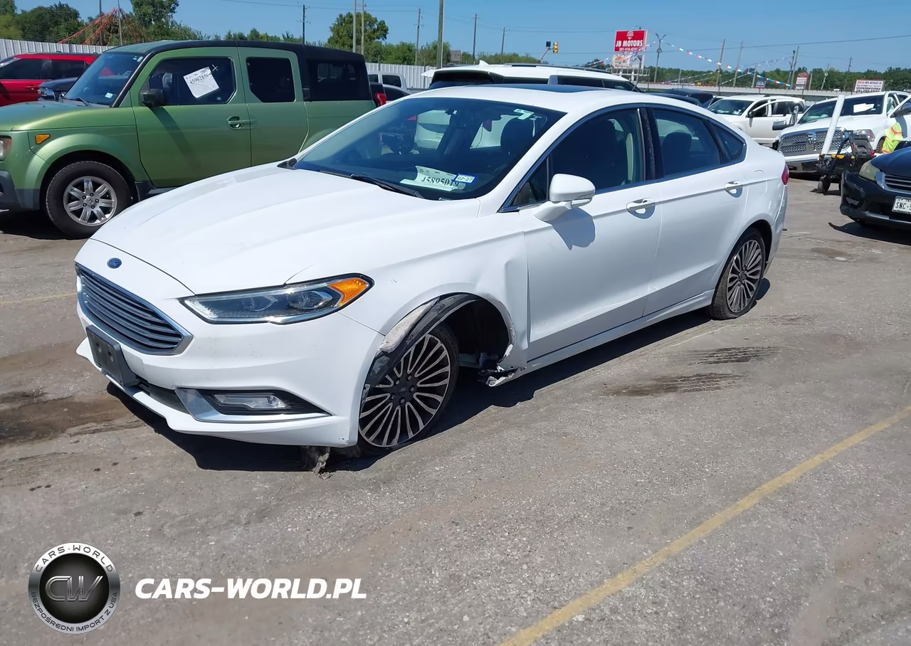 2018 Ford Fusion Titanium VIN:3FA6P0D96JR219633 - 2