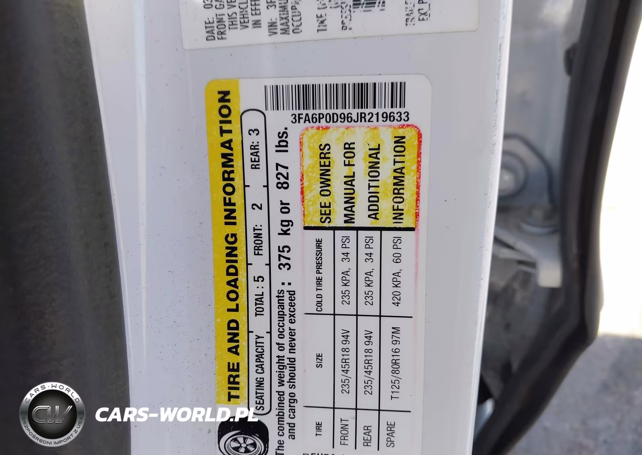 2018 Ford Fusion Titanium VIN:3FA6P0D96JR219633 - 9