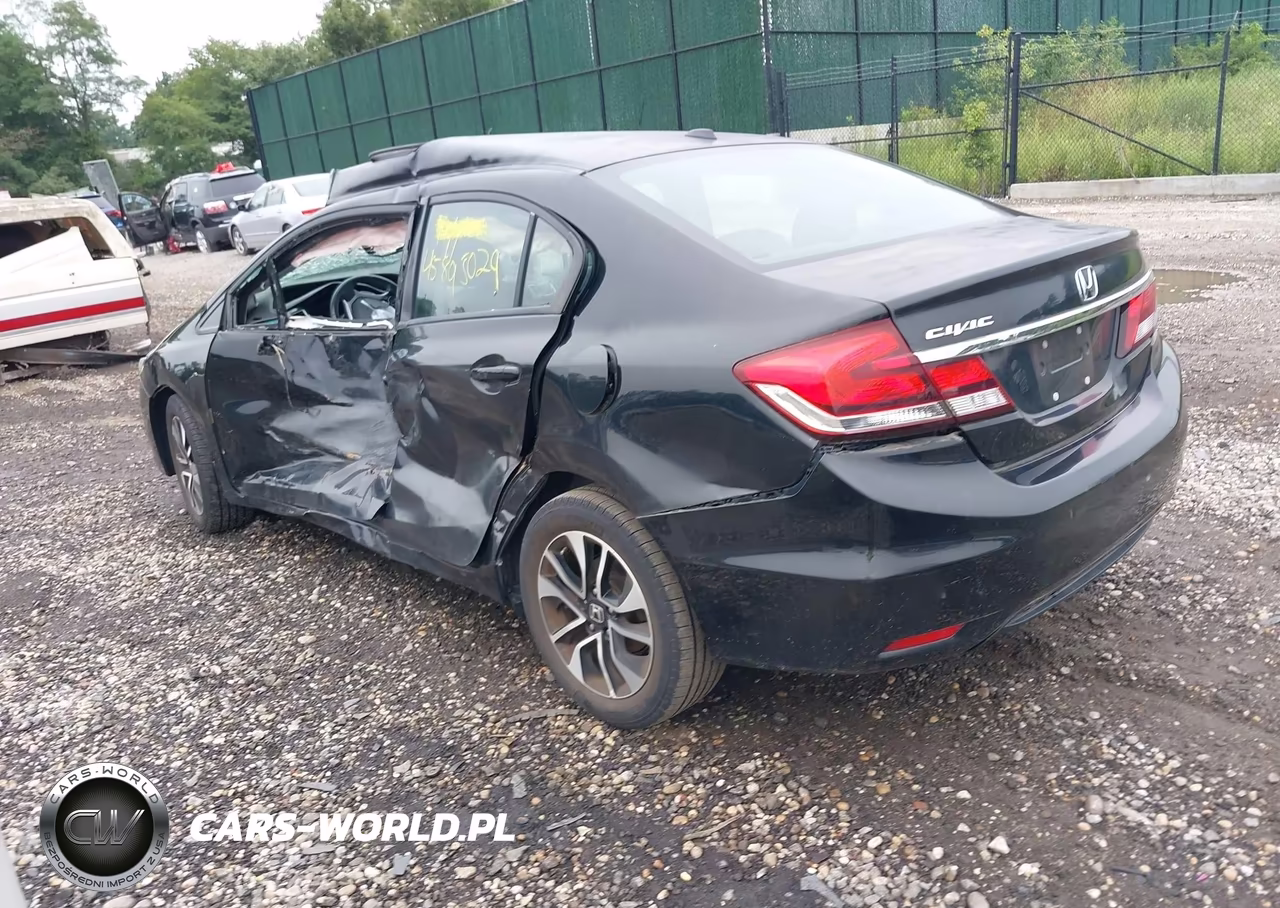 2013 Honda Civic Ex-L VIN:2HGFB2F96DH511995 - 3