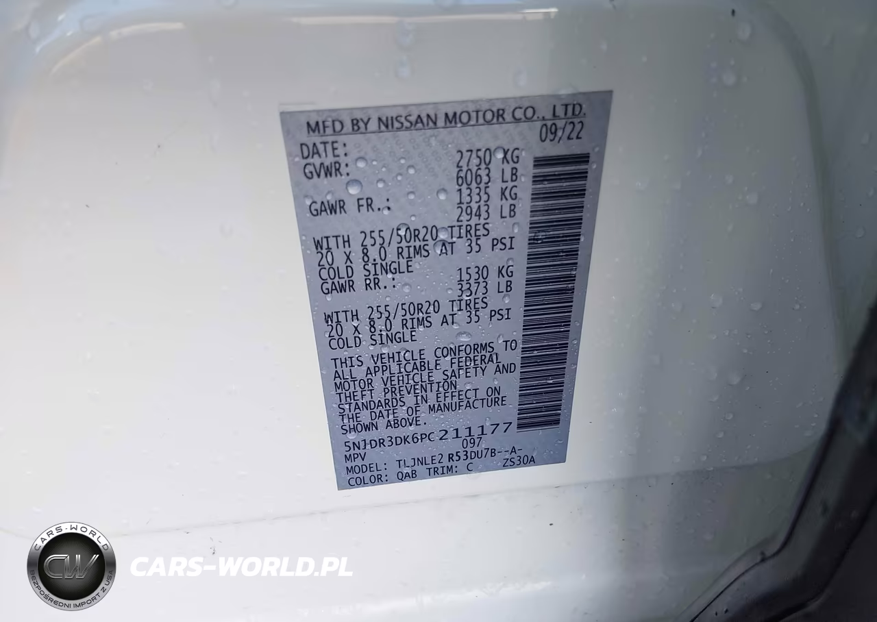 2023 Nissan Pathfinder Platinum 4Wd VIN:5N1DR3DK6PC211177 - 9