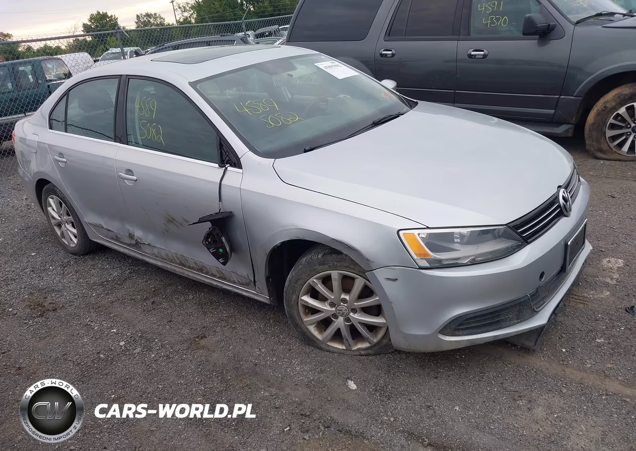2014 Volkswagen Jetta 1.8T Se VIN:3VWD07AJ1EM444796 - 1