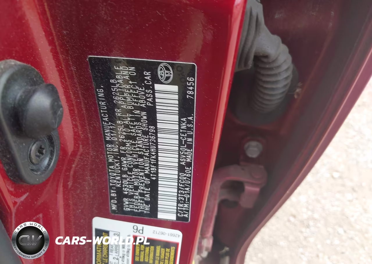 2017 Toyota Camry Le VIN:4T1BF1FK4HU736798 - 9