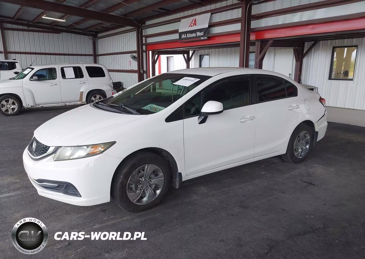 2013 Honda Civic Lx VIN:19XFB2F50DE010298 - 2
