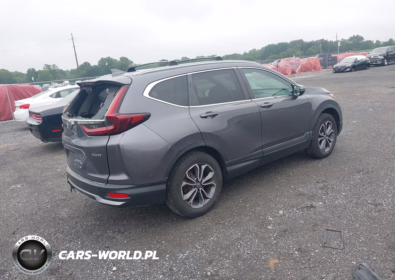 2021 Honda Cr-V Awd Ex VIN:2HKRW2H53MH656574 - 4