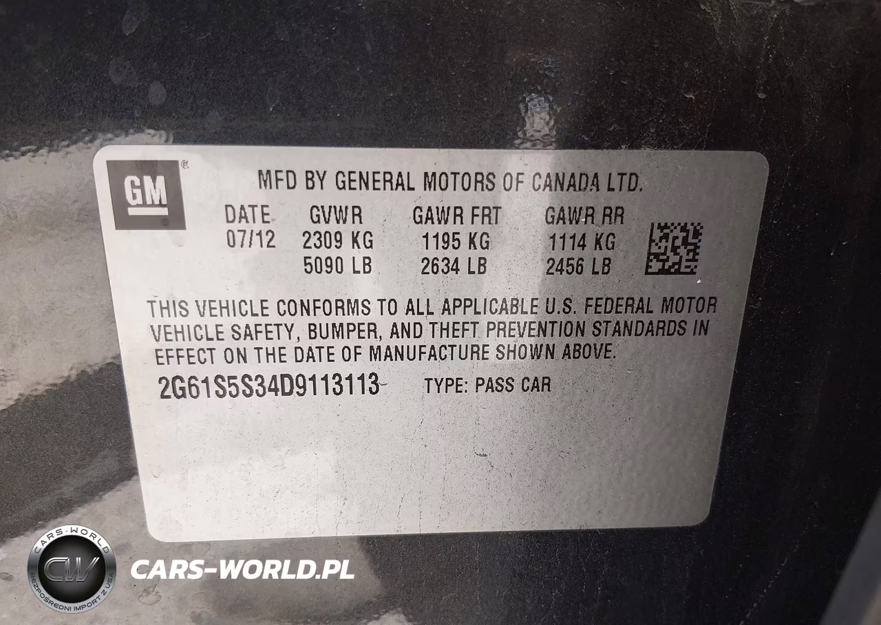 2013 Cadillac Xts Premium VIN:2G61S5S34D9113113 - 9