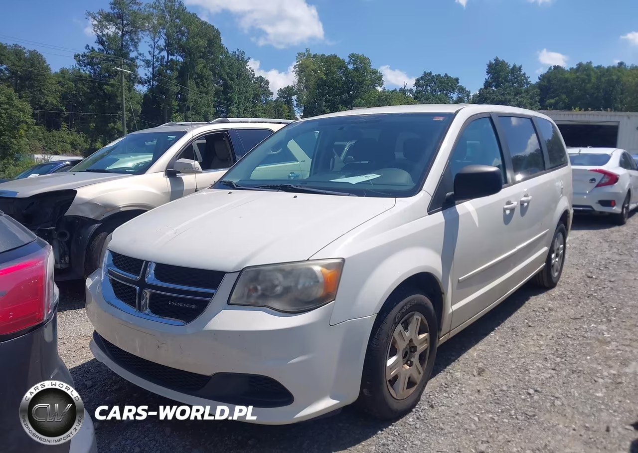 2012 Dodge Grand Caravan Se-Avp VIN:2C4RDGBG1CR191873 - 2