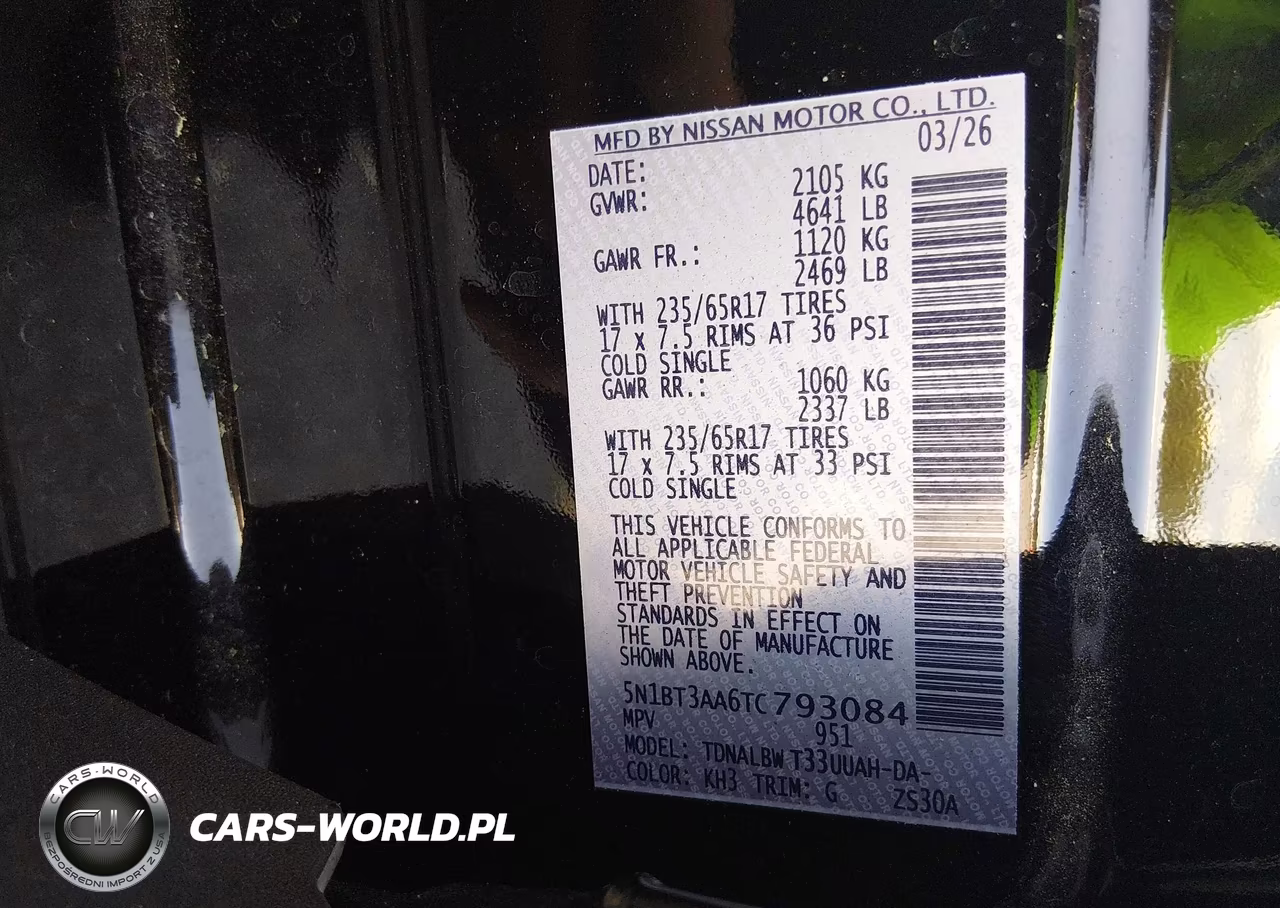 2026 Nissan Rogue S VIN:5N1BT3AA6TC793084 - 9