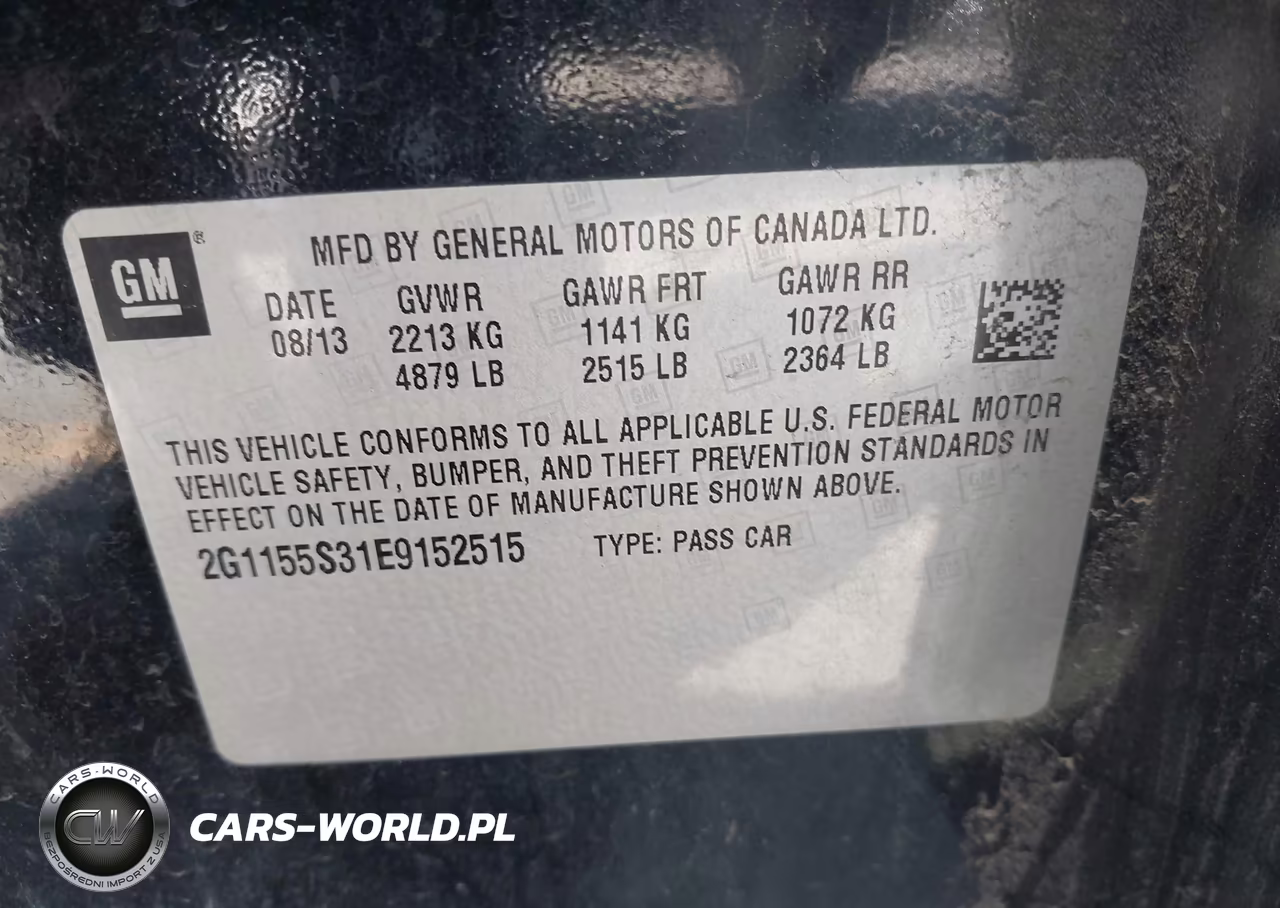 2014 Chevrolet Impala 2Lz VIN:2G1155S31E9152515 - 9