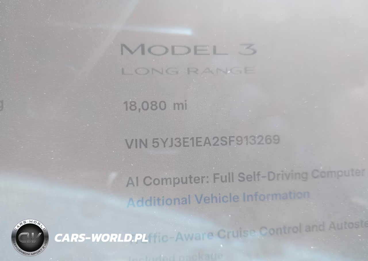 2025 Tesla Model 3 Long Range Rear-Wheel Drive-Standard Rear-Wheel Drive VIN:5YJ3E1EA2SF913269 - 21