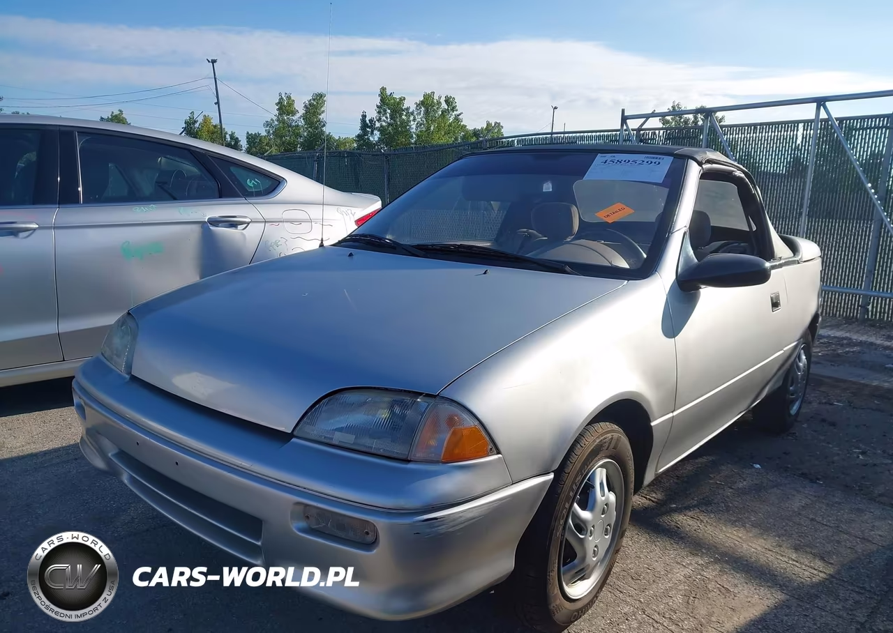 1992 Geo Metro Lsi Sprint Cl VIN:JG1MR336XNK202471 - 2