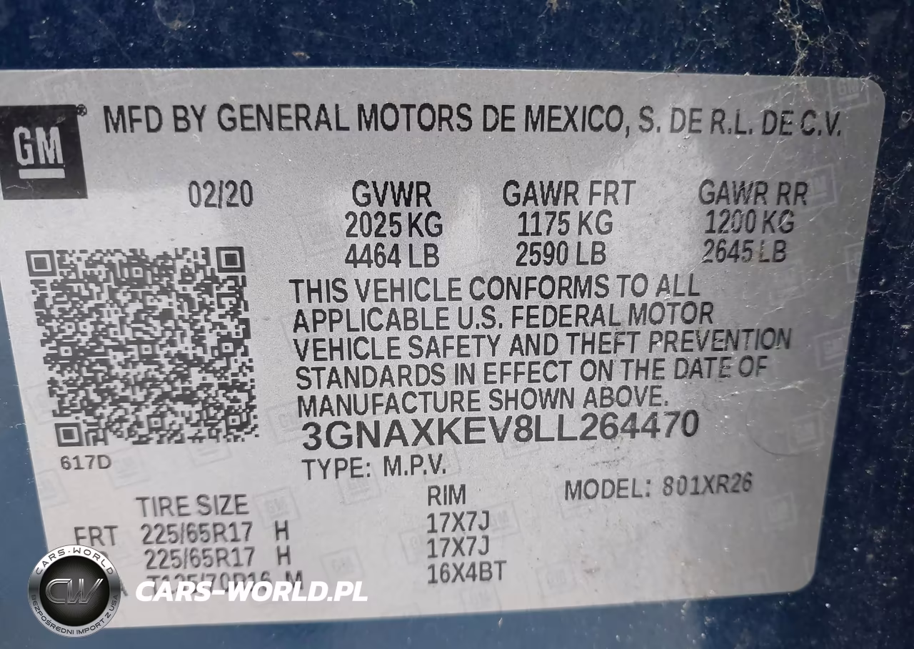 2020 Chevrolet Equinox Fwd Lt 1.5L Turbo VIN:3GNAXKEV8LL264470 - 9