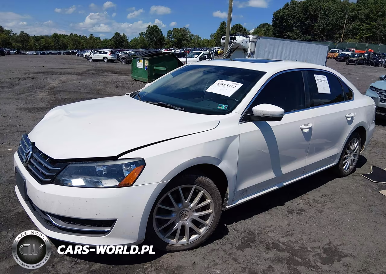 2014 Volkswagen Passat 2.0L Tdi Se VIN:1VWBN7A39EC115310 - 2