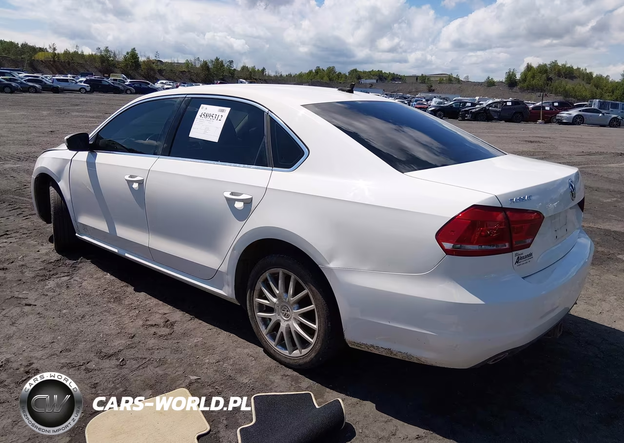 2014 Volkswagen Passat 2.0L Tdi Se VIN:1VWBN7A39EC115310 - 3
