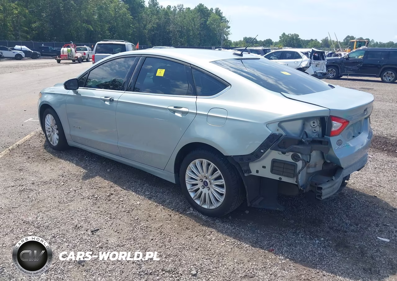 2014 Ford Fusion Hybrid Se VIN:3FA6P0LU0ER265941 - 3