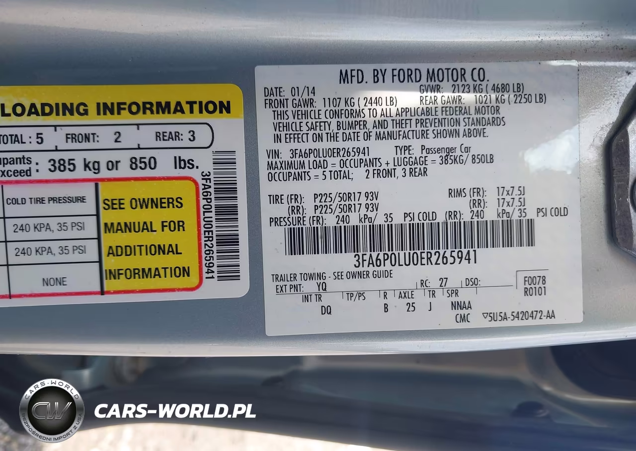 2014 Ford Fusion Hybrid Se VIN:3FA6P0LU0ER265941 - 9