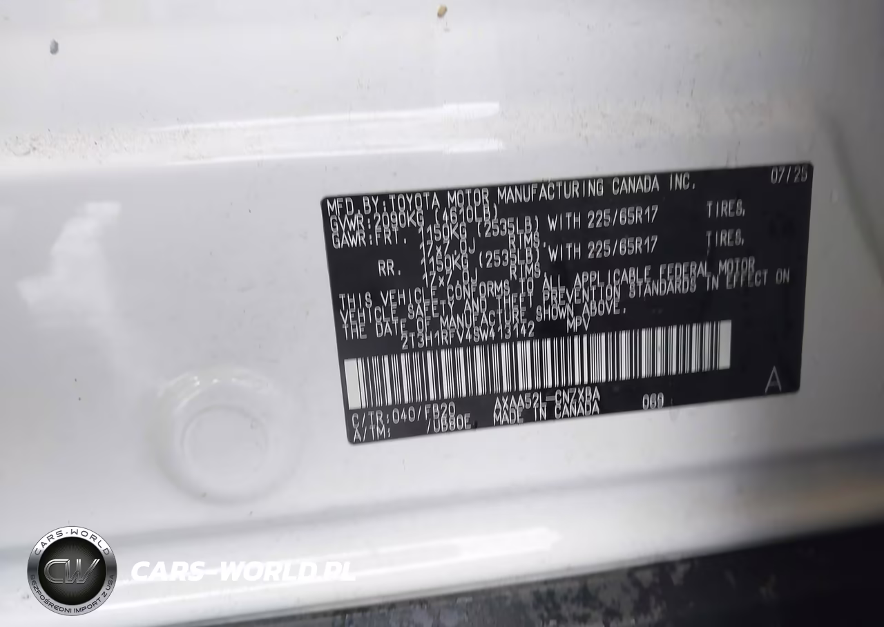 2025 Toyota Rav4 Le VIN:2T3H1RFV4SW413142 - 9