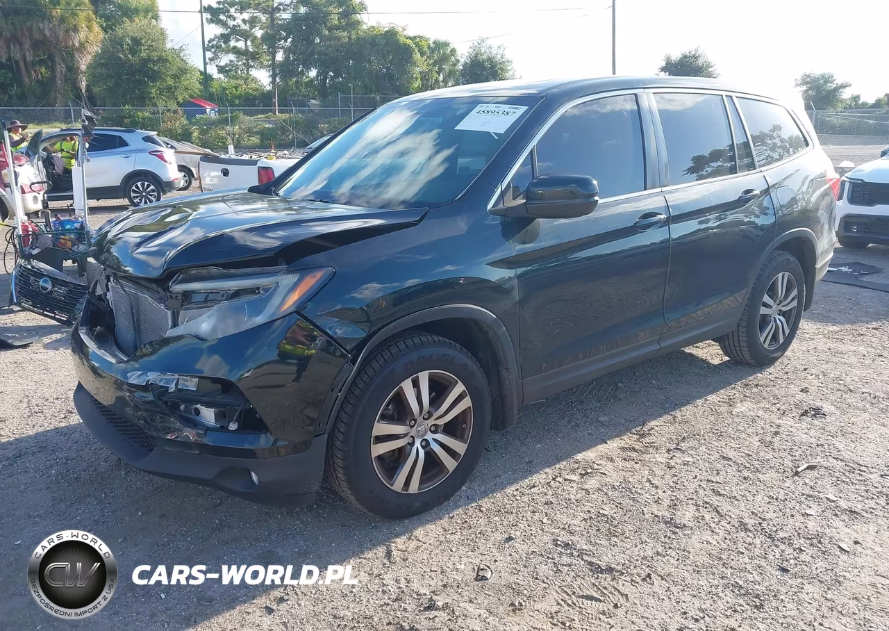 2017 Honda Pilot Ex-L VIN:5FNYF5H59HB011333 - 2
