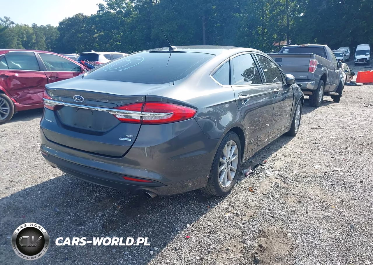2017 Ford Fusion Se VIN:3FA6P0HDXHR127837 - 4