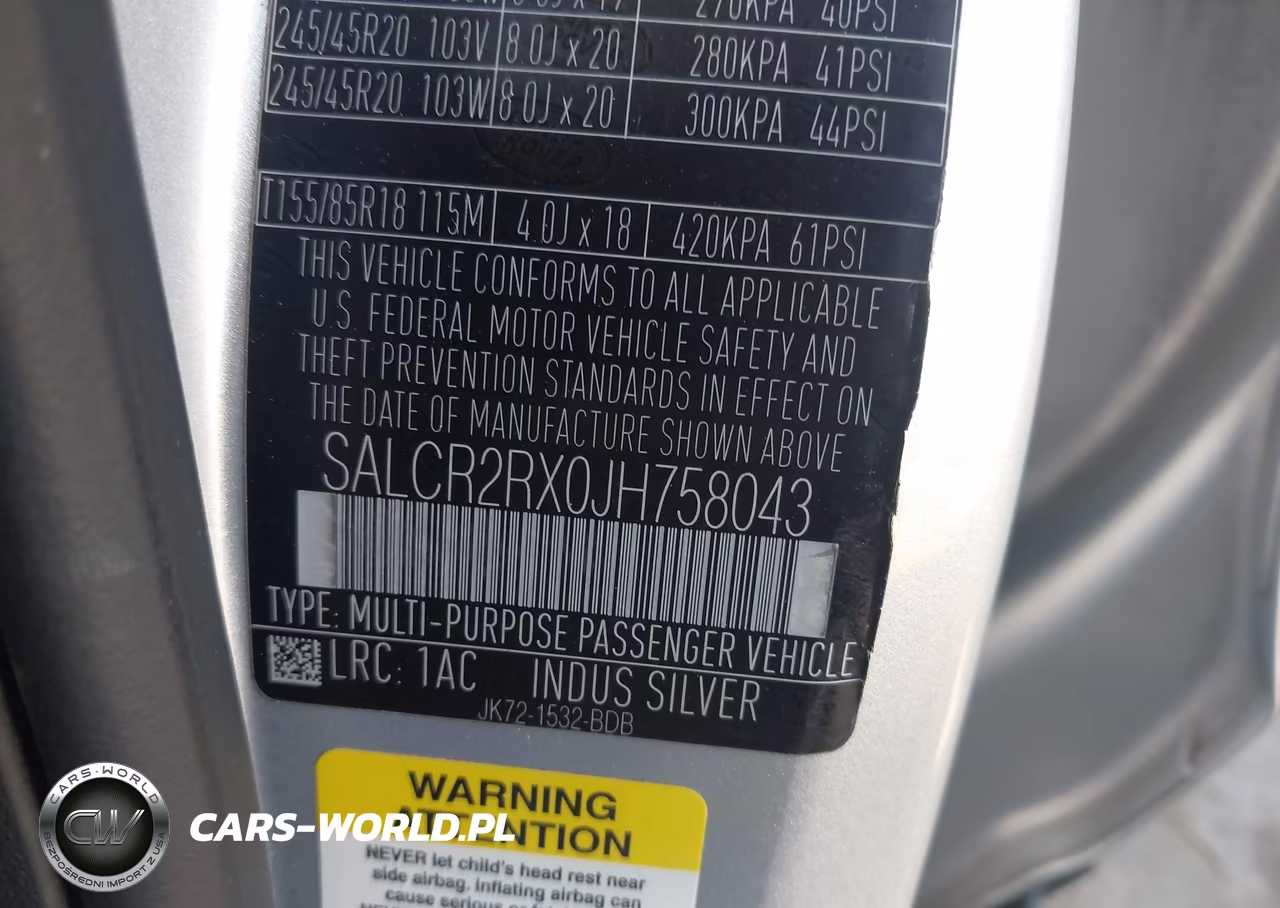 2018 Land Rover Discovery Sport Hse VIN:SALCR2RX0JH758043 - 9