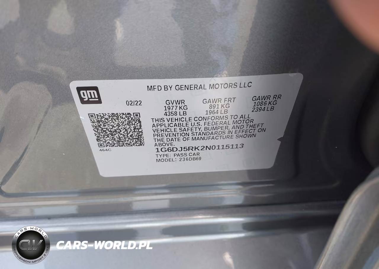 2022 Cadillac Ct4 Luxury VIN:1G6DJ5RK2N0115113 - 9