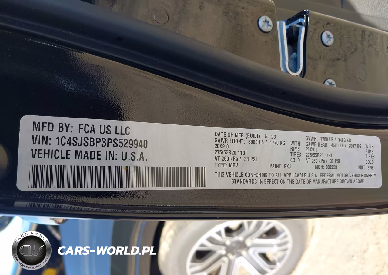 2023 Jeep Wagoneer L Series Ii 4X4 VIN:1C4SJSBP3PS529940 - 9
