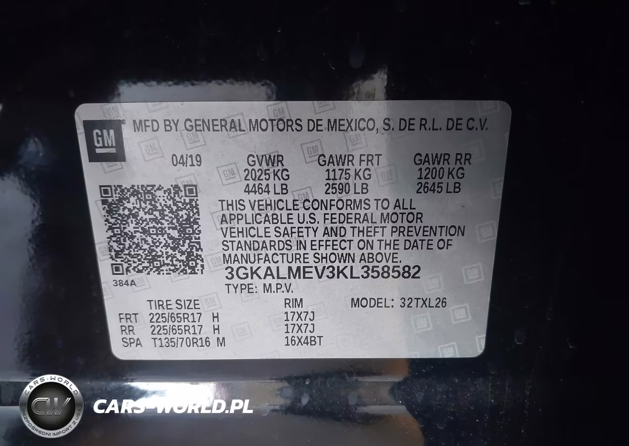 2019 GMC Terrain Sle VIN:3GKALMEV3KL358582 - 9