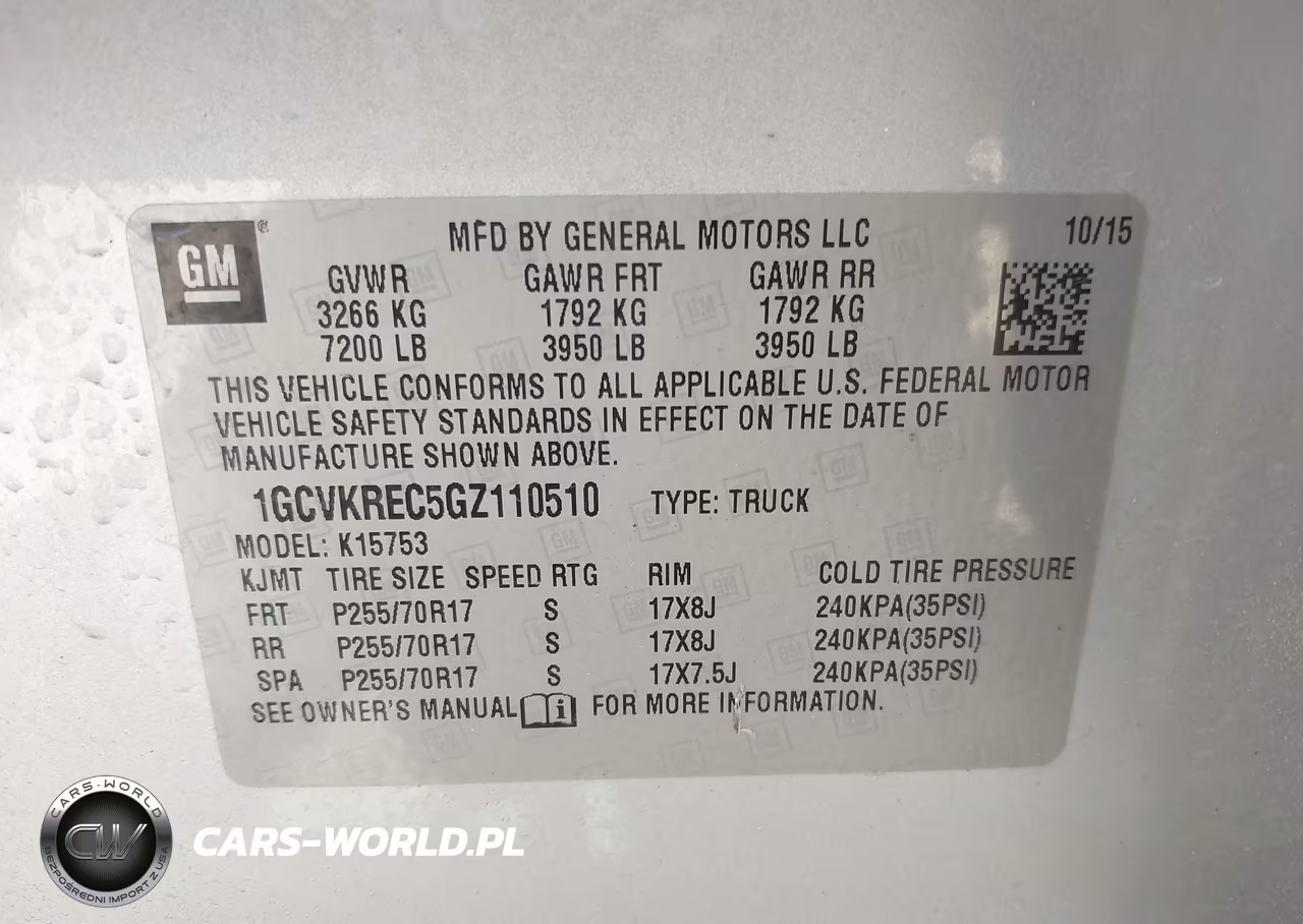 2016 Chevrolet Silverado 1500 Lt VIN:1GCVKREC5GZ110510 - 9