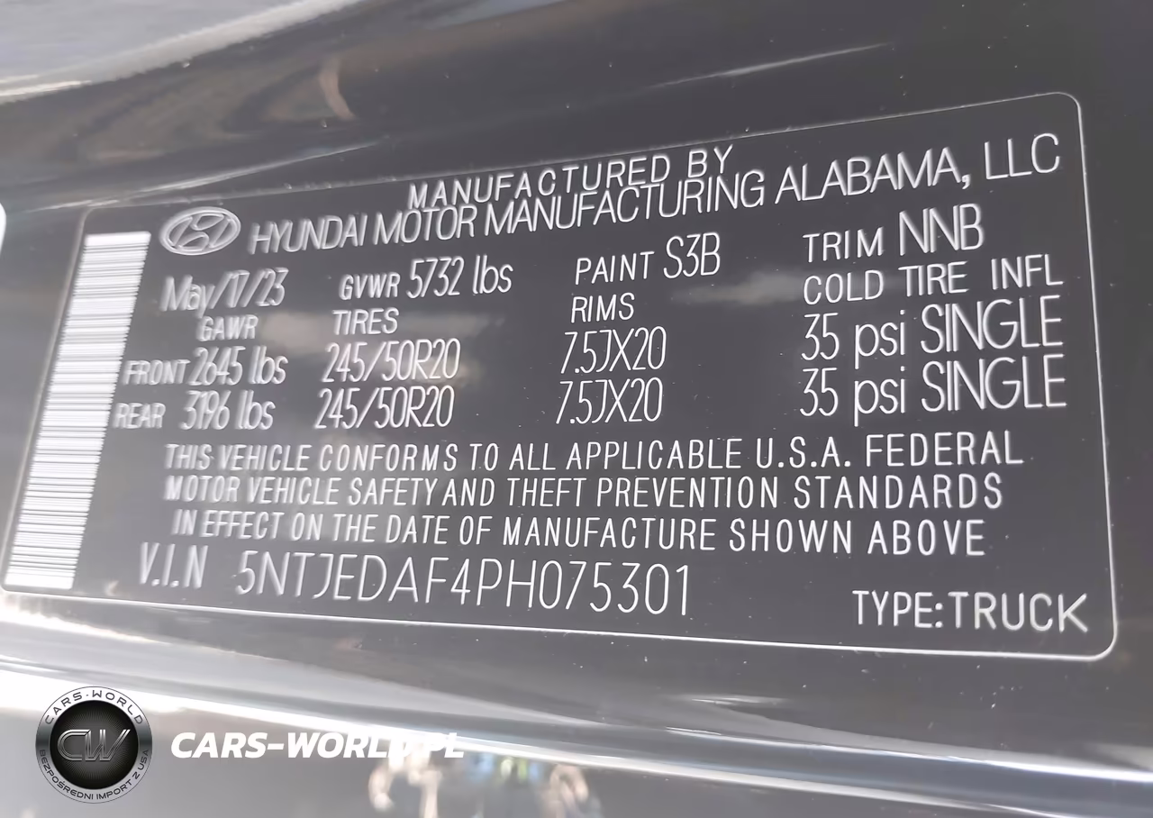 2023 Hyundai Santa Cruz Limited VIN:5NTJEDAF4PH075301 - 9