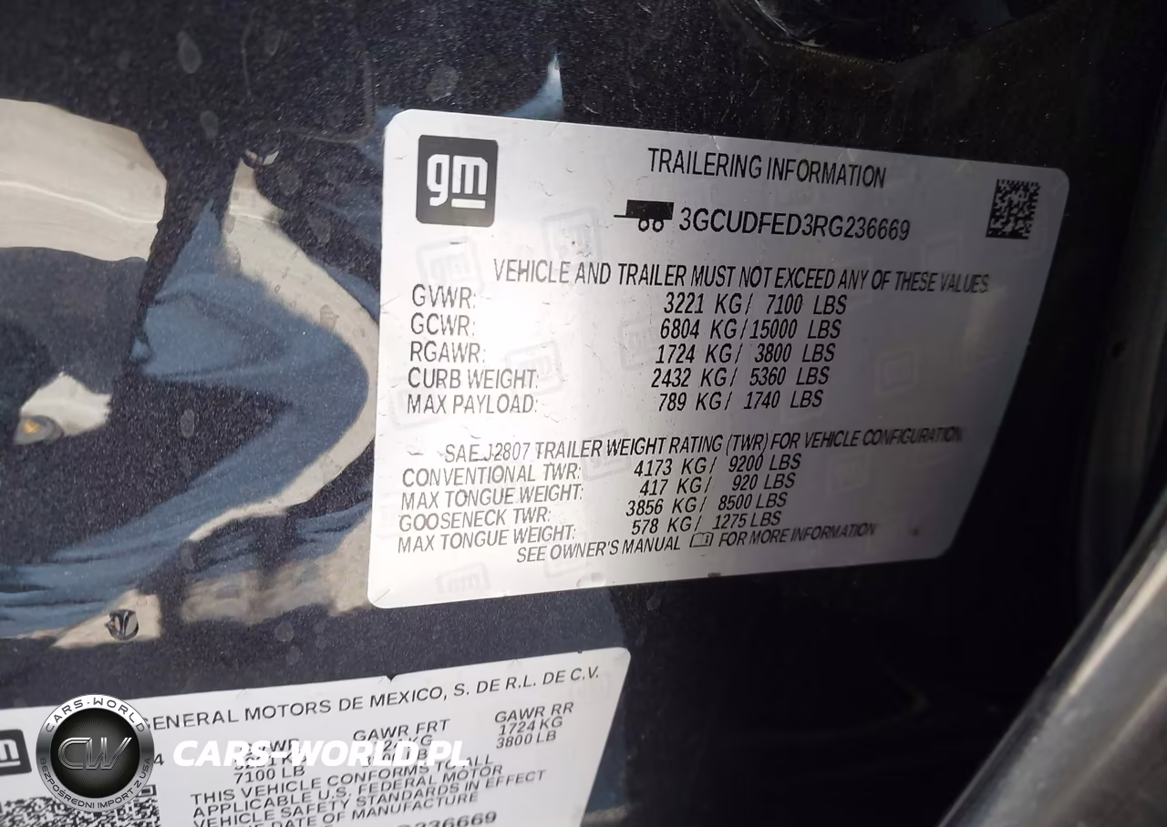 2024 Chevrolet Silverado 1500 4Wd Short Bed Lt Trail Boss VIN:3GCUDFED3RG236669 - 9