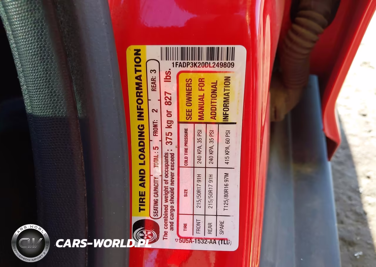 2013 Ford Focus Se VIN:1FADP3K20DL249809 - 9