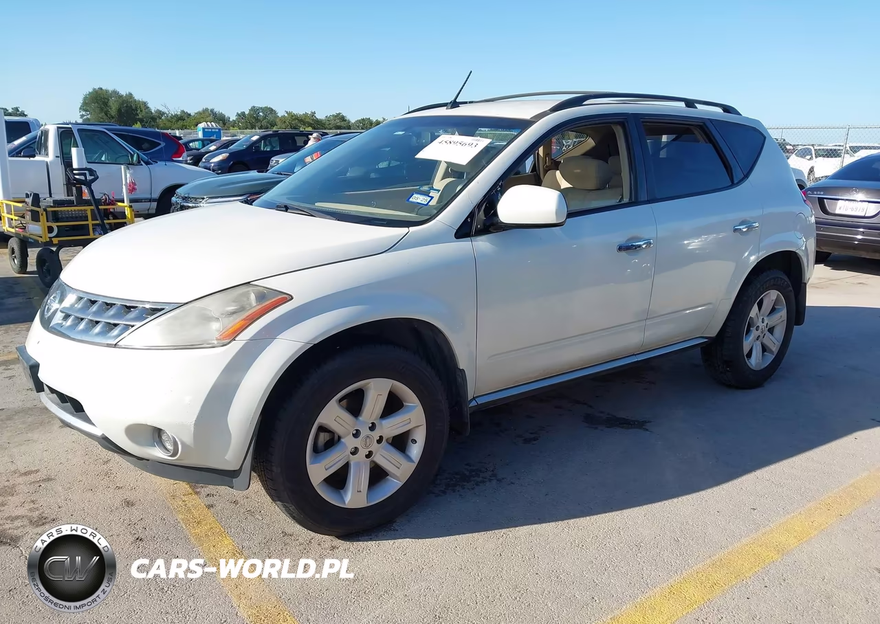 2007 Nissan Murano Sl VIN:JN8AZ08T37W516017 - 2