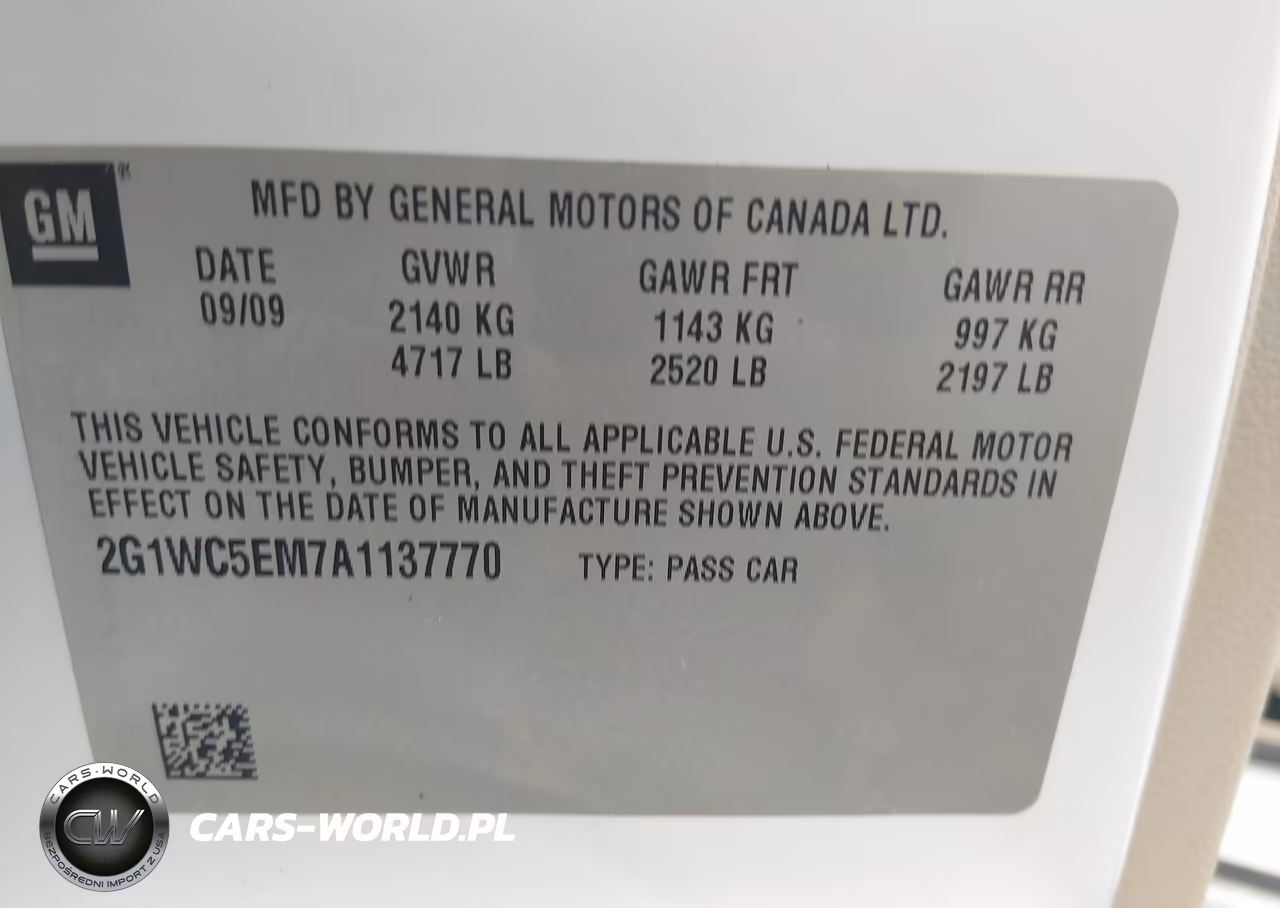 2010 Chevrolet Impala Ltz VIN:2G1WC5EM7A1137770 - 9