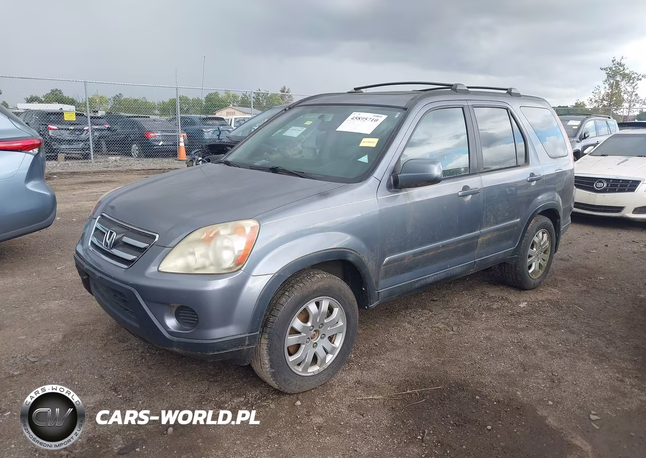 2005 Honda Cr-V Se VIN:SHSRD78905U337938 - 2