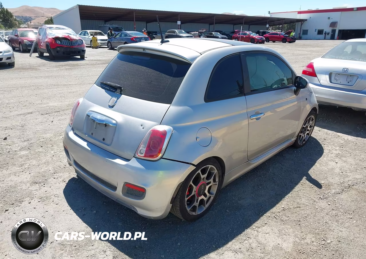 2012 Fiat 500 Sport VIN:3C3CFFBR6CT125672 - 4