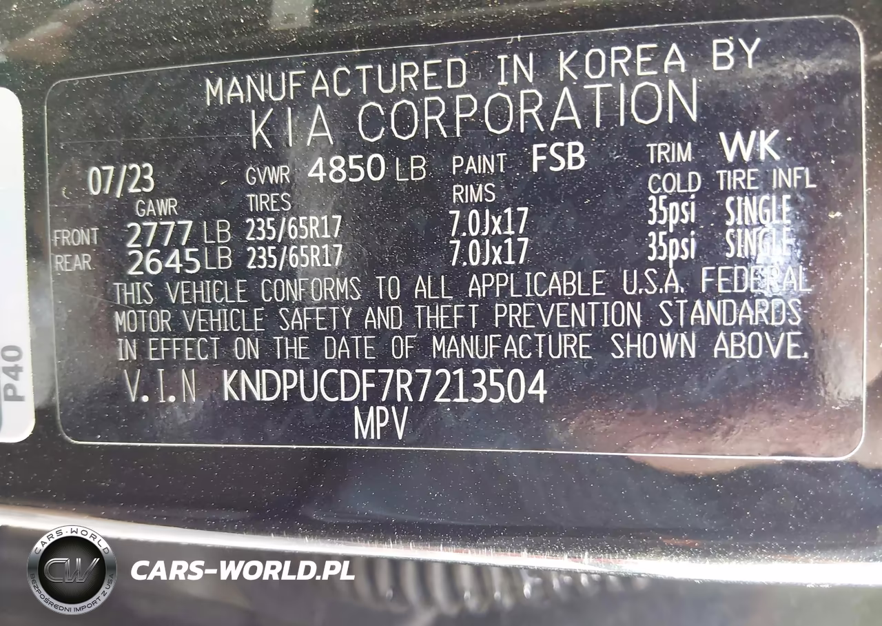 2024 Kia Sportage Lx VIN:KNDPUCDF7R7213504 - 9