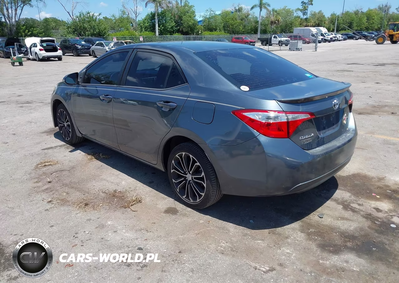 2015 Toyota Corolla S Plus VIN:2T1BURHEXFC248482 - 3