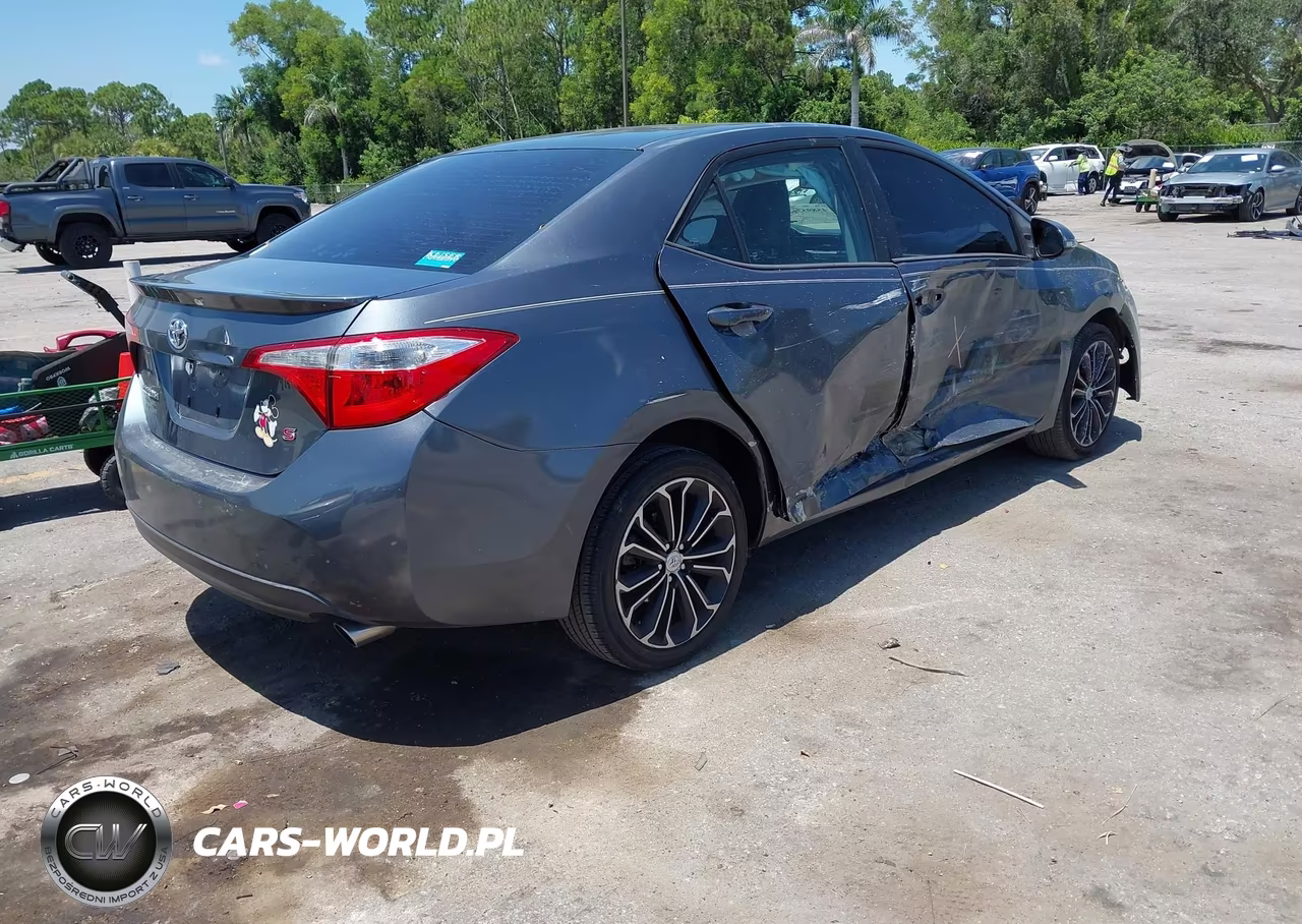 2015 Toyota Corolla S Plus VIN:2T1BURHEXFC248482 - 4