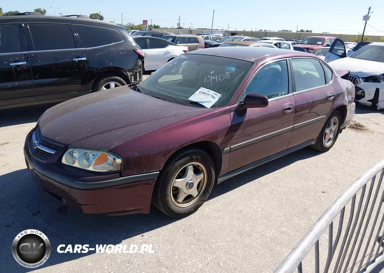 2003 Chevrolet Impala VIN:2G1WF52EX39404408 - 2