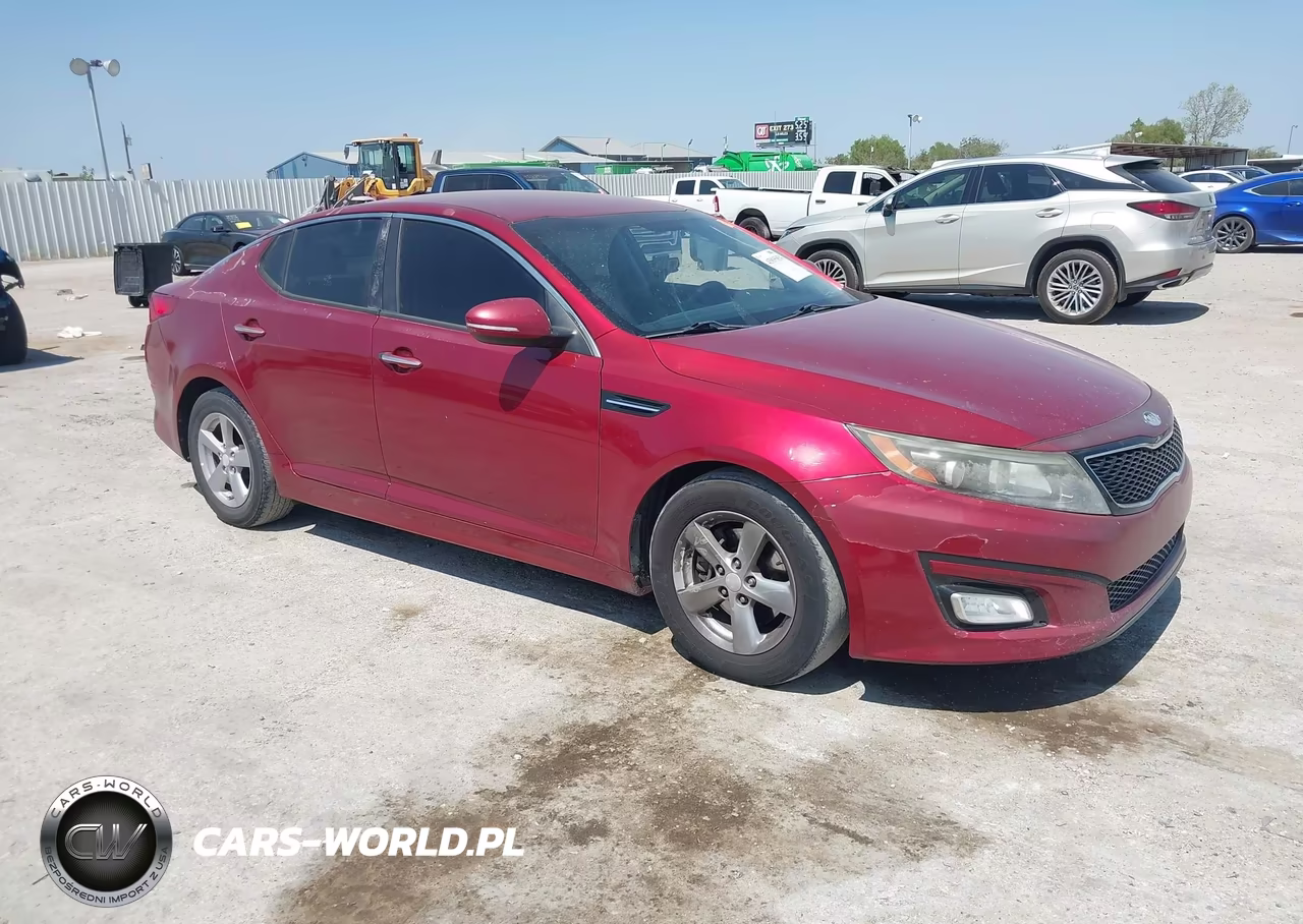 2014 Kia Optima Lx VIN:5XXGM4A73EG297809 - 1