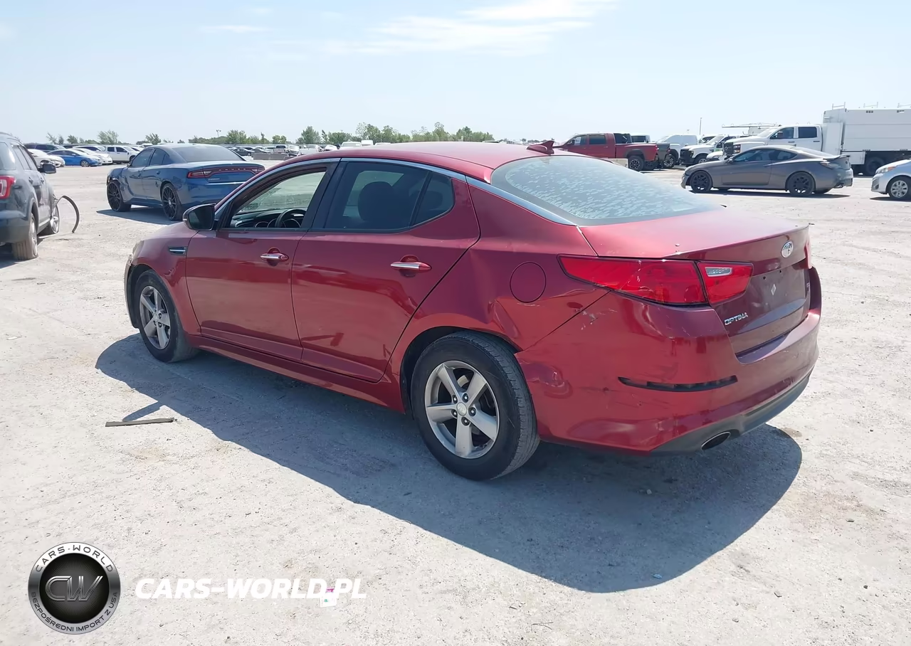 2014 Kia Optima Lx VIN:5XXGM4A73EG297809 - 3