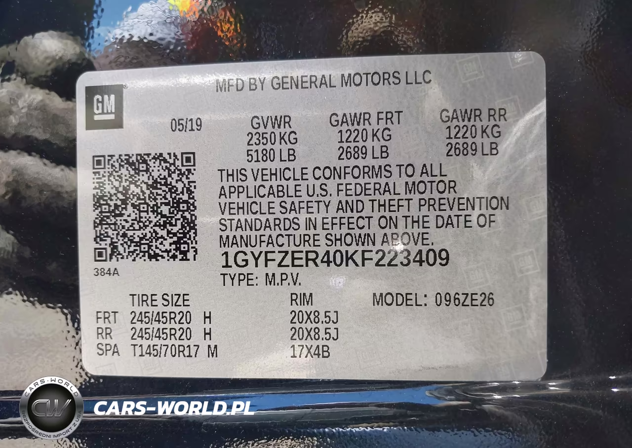 2019 Cadillac Xt4 Sport VIN:1GYFZER40KF223409 - 9
