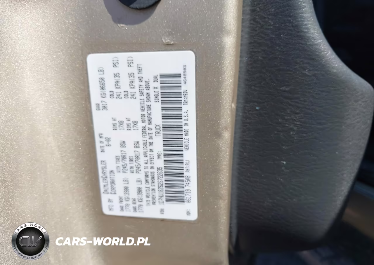 2002 Dodge Ram 1500 St VIN:1D7HU18Z62S722635 - 9