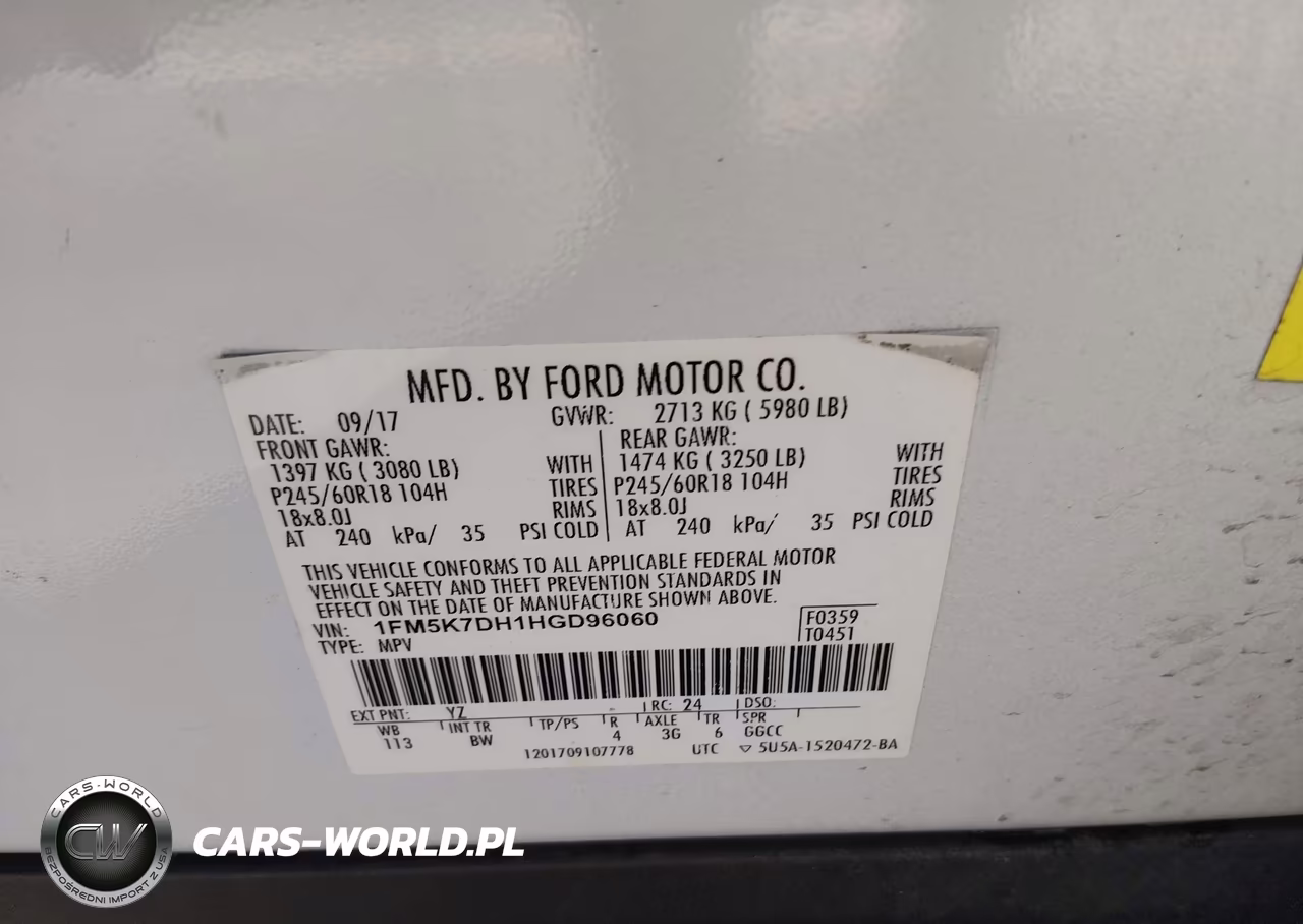 2017 Ford Explorer Xlt VIN:1FM5K7DH1HGD96060 - 9